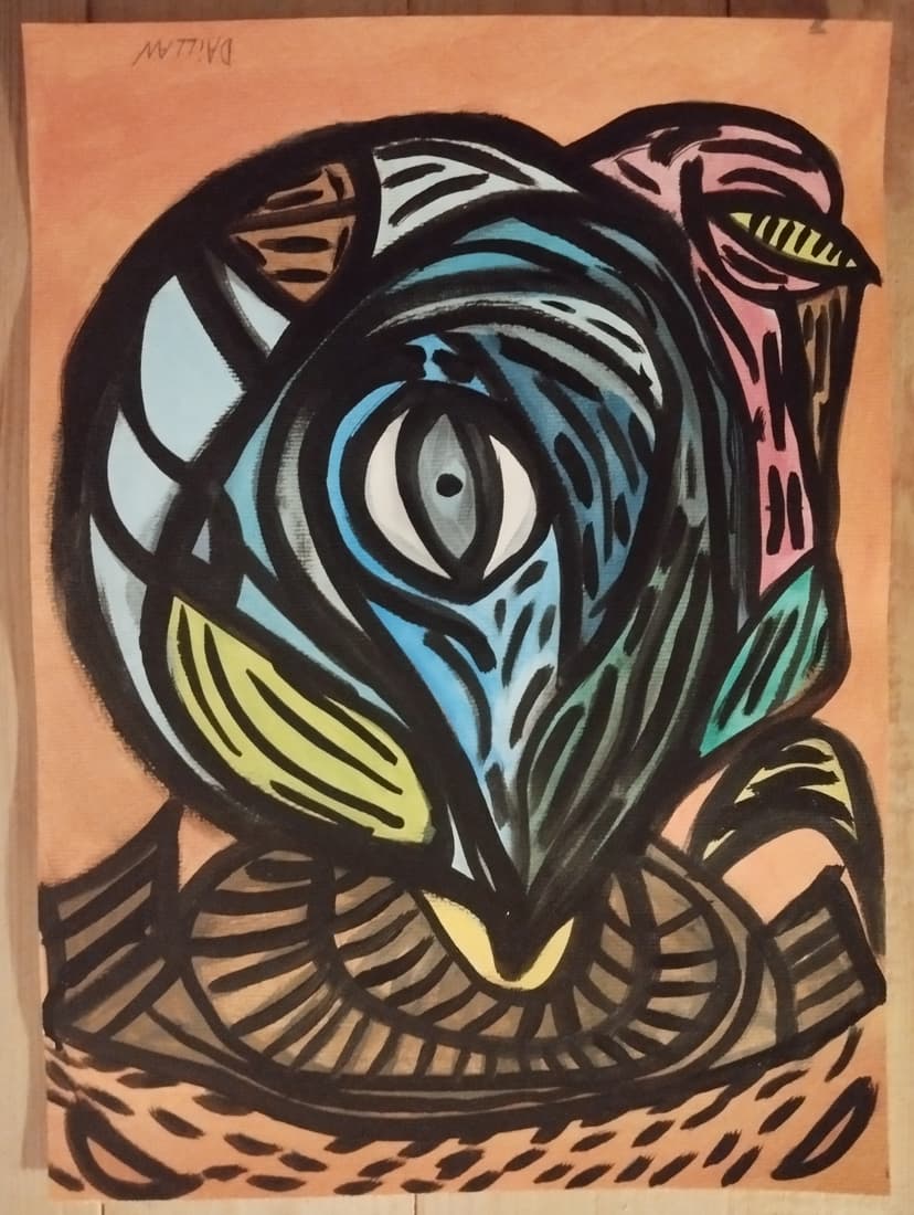 Horreur croissante colorée